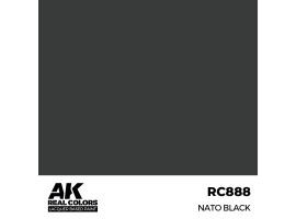 Alcohol-based acrylic paint NATO Black AK-interactive RC888