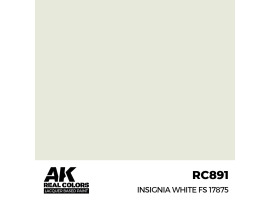 Акрилова фарба на спиртовій основі Insignia White / Біла Інсигнія FS 17875 AK-interactive RC891
