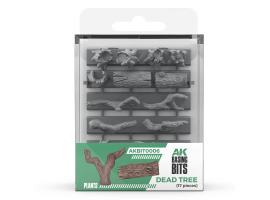 Набор 1/35 Мертвое дерево - Элементы основания (3D-печать / 17 шт.) AK-Interactive AKBIT0006
