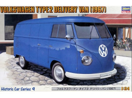 Сборная модель 1/24 Автомобиль Фольксваген Type2 delivery van (1967) Хасегава 21209