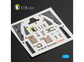 A-4 (B, P) Skyhawk 3D decal interior for Airfix kit 1/72 KELIK K72027