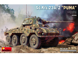Сборная модель 1/35 Бронеавтомобиль  Sd.Kfz.234/2 Пума МиниАрт 35419