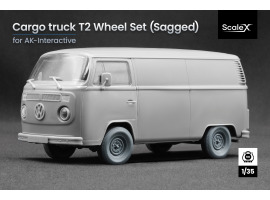Набор колес (с деформацией) для Cargo Truck T2 “Transporter” от AK-Interactive ScaleX WM 35019S