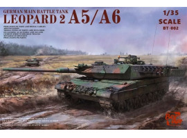 обзорное фото >
  Збірна модель 1/35
  Німецький танк
  Леопард 2 A5/A6 Border Model
  BT-002 Бронетехніка 1/35