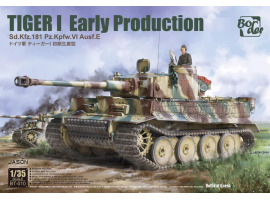 Scale model 1/35 Tank Tiger l early production Sd.Kfz.181 Pz.Kpfw.VI Ausf.E Border Model BT-010