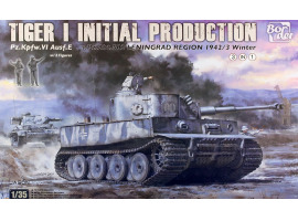 обзорное фото Assembled model 1/35 of the Tiger I INITIAL PRODUCTION German tank Border Model BT-014 Armored vehicles 1/35