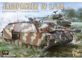 обзорное фото Збірна модель 1/35  Німецький танк Ягдпанцер IV L48 Border Model BT-016 Бронетехніка 1/35