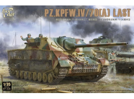обзорное фото Assembled model 1/35 of a German tank PZ.KPFW.IV/70[A]FINAL  Armored vehicles 1/35