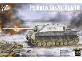 обзорное фото Збірна модель 1/35 Німецький танк PZ.KPFW.IV/70[A]MID Border Model BT-028 Бронетехніка 1/35