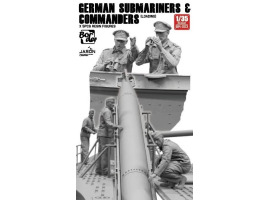 обзорное фото Assembled model 1/35 "Commanders of German submarines"  Border Model BR-003 Figures 1/35