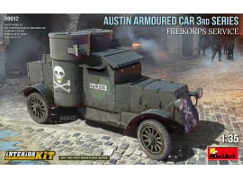 Збірна модель 1/35 Бронеавтомобіль Austin 3-ї серії з інтер'єром Freikorps Service MiniArt 39012