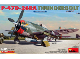 обзорное фото Сборная модель 1/48 Самолет P-47D-26RA Тандерболт МиниАрт 48003 Самолеты 1/48