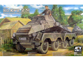 обзорное фото Збірна модель 1/35 Sd. 231 (рання версія) - важкий бронеавтомобіль Sd.Kfz. 231 (8-колісний) AFV Club 35231 Бронетехніка 1/35
