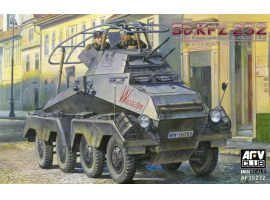 обзорное фото Збірна модель 1/35 Sd.Kfz.232 (рання) - важкий бронеавтомобіль Sd.Kfz.232 (8-колісний) AFV Club 35232 Бронетехніка 1/35