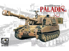 обзорное фото Scale model 1/35 Howitzer M109A6 "Paladin" AFV Club 35248 Artillery 1/35