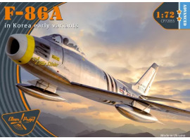 Збірна модель 1/72 Літак North American F-86A Sabre у Кореї (ранні модифікації) Clear Prop Models 72055