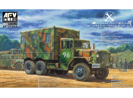 обзорное фото Збірна модель 1/35 M109A3 2,5-тонний фургон для майстерні, 6×6 AFV Club 35304 Автомобілі 1/35