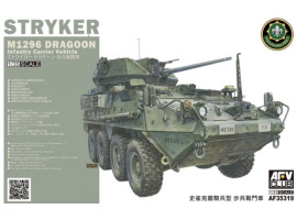 обзорное фото Збірна модель 1/35 Бронетранспортер Stryker M1296 Dragoon AFV Club 35319 Бронетехніка 1/35