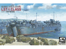 обзорное фото Збірна модель 1/350 Десантний корабель типу LST-1 (тип 2) ВМС США AFV Club SE73515 Флот 1/350