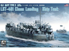 обзорное фото Збірна модель 1/350 Танкодесантний корабель (LST) ВМС США типу 2 (клас LST-491) AFV Club SE73519 Флот 1/350