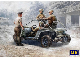 Збірна модель 1/35 Фігури "Серія російсько-української війни. Літо 2024. Українська піхота. Курська область" MasterBox 35247