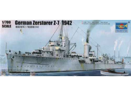обзорное фото German Zerstorser Z-7, 1942 Флот 1/700