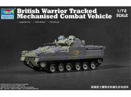 обзорное фото Збірна модель 1/72 британська бойова машина піхоти Warrior Trumpeter 07101 Бронетехніка 1/72