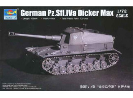 обзорное фото Assembled model 1/72 tank destroyer Pz.Sfl.IVa Dicker Max Trumpeter 07108 Armored vehicles 1/72