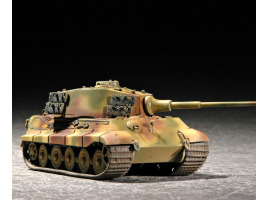 Сборная модель 1/72 Немецкий танк «Королевский тигр» (башня типа «Хеншель») Трумпетер 07201