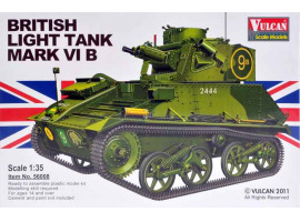 обзорное фото British Light Tank Mark VI B Armored vehicles 1/35