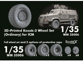 Набір коліс для Козак-2 від ICM ScaleX WM 35006