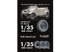 Набір коліс для VW Type 82 «Kübelwagen» від Meng та Tamiya ScaleX WW 35003