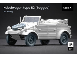 Набор колес (с деформацией) для VW тип 82 «Кюбельваген» от Meng и Tamiya ScaleX WW 35003S