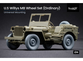 Набор колес для U.S Willys MB ScaleX WW 35001