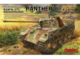 Scale model 1/35 Tank Sd.Kfz.171 Panther Ausf.A (late modification) Meng TS-035
