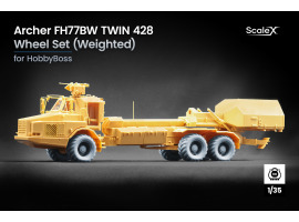 Набор колес (с деформацией) для Archer FH77BW Twin 482 от HobbyBoss ScaleX WM-35041W