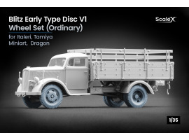 Набор колес для Blitz  Early v1 от Italeri, Tamiya, Miniart, Dragon ScaleX WW-35006
