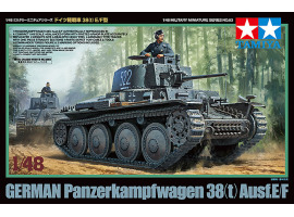 обзорное фото Сборная модель 1/48 Танк Панцеркампфваген 38(t) Ausf.E/F Тамия 32583 Бронетехника 1/48