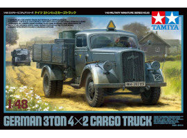 обзорное фото Збірна модель 1/48 Німецький вантажний автомобіль 3t 4x2 Tamiya 32585 Автомобілі 1/48