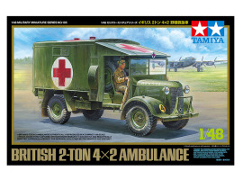 Scale model 1/48 British 2-ton 4x2 ambulance Tamiya 35025