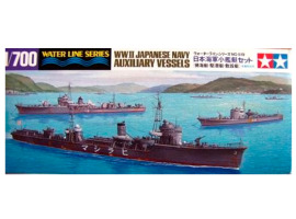 обзорное фото Збірна модель 1/700 Допоміжне судно ВМС Японії Tamiya 31519 Флот 1/700