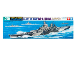 обзорное фото Збірна модель 1/700 Американський лінкор "Iowa" (BB-61) Tamiya 31616 Флот 1/700