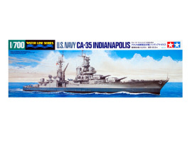 обзорное фото Scale model 1/700 American aircraft carrier CA-35 "Indianapolis" Tamiya 31804 Fleet 1/700