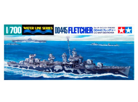 обзорное фото Збірна модель 1/700 Есмінець ВМС США DD-445 Fletcher Tamiya 31902 Флот 1/700