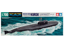 обзорное фото Збірна модель 1/700 Підводний човен класу «Оскар II» «Курськ» Tamiya 31906 Підводний флот