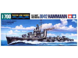 обзорное фото Збірна модель 1/700 Есмінець ВМС США Hammann (DD412) Tamiya 31911 Флот 1/700