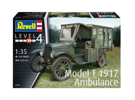 обзорное фото Медичний автомобіль Model T 1917 Ambulance Автомобілі 1/35