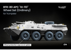Wheel set KI-113 for BTR-80 APC from Trumpeter ScaleX WM 35035 Wheel set KI-113 for BTR-80 APC from Trumpeter ScaleX WM 35035