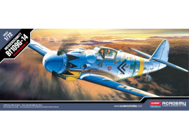 обзорное фото Scale model 1/72 Aircraft Messerschmitt Bf109G-14 Academy 12454 Aircraft 1/72