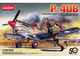 обзорное фото Збірна модель 1/72 Літак P-40B "TOMAHAWK" Academy 12456 Літаки 1/72